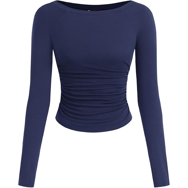 Womens Vintage Velvet T Shirts Long Sleeve Round Neck Velour